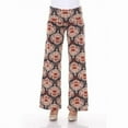 thumbnail image 1 of White Mark Printed Palazzo Pants, 119-Ornage & Navy - Medium, 1 of 1
