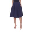 thumbnail image 1 of White Mark Saya Flare Skirt Womens High Waist A-Line with Pockets Size X, 1 of 10