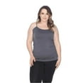 thumbnail image 1 of White Mark Universal  Plus Size Tank Top - Charcoal - One Size, 1 of 1
