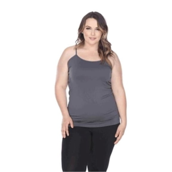 White Mark Universal  Plus Size Tank Top - Charcoal - One Size