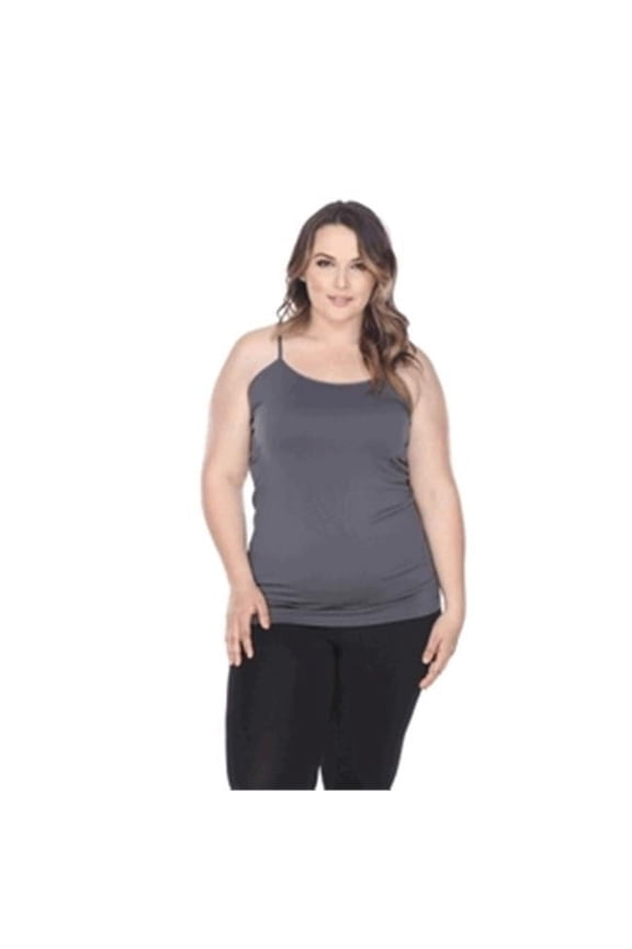 Universal Plus Size Tank Top - Charcoal - One Size