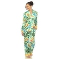 thumbnail image 1 of White Mark Women's 2-PC Wildflower Print Pajama Set, 1 of 5