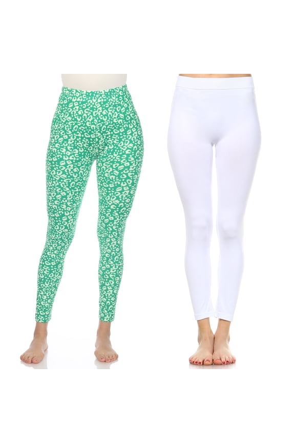 Women's 2 Pack of Leopard Printed Leggings