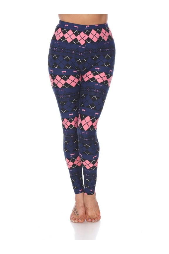 Women's Argyle Print Leggings