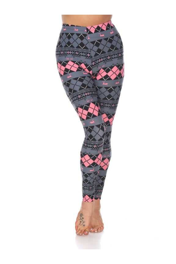 Women's Argyle Print Leggings
