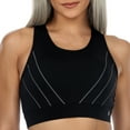 thumbnail image 1 of White Mark Women's Cut Out Back Mesh Sports Bra, 1 of 5