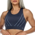 thumbnail image 1 of White Mark Women's Cut Out Back Mesh Sports Bra, 1 of 5