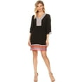 thumbnail image 1 of White Mark Women's Embroidered Tunic Dress, 1 of 5