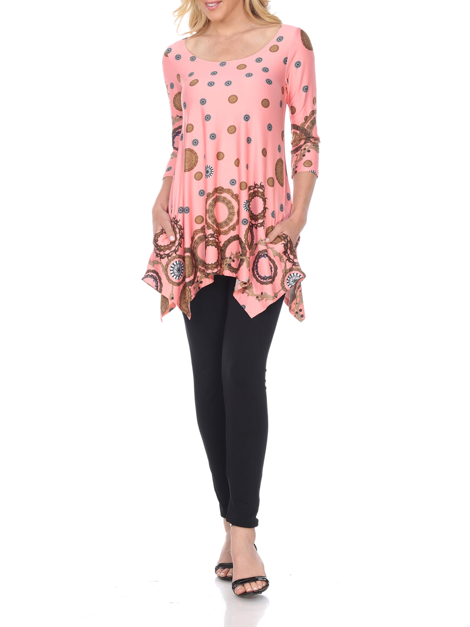 White Mark Women's Erie Tunic Top