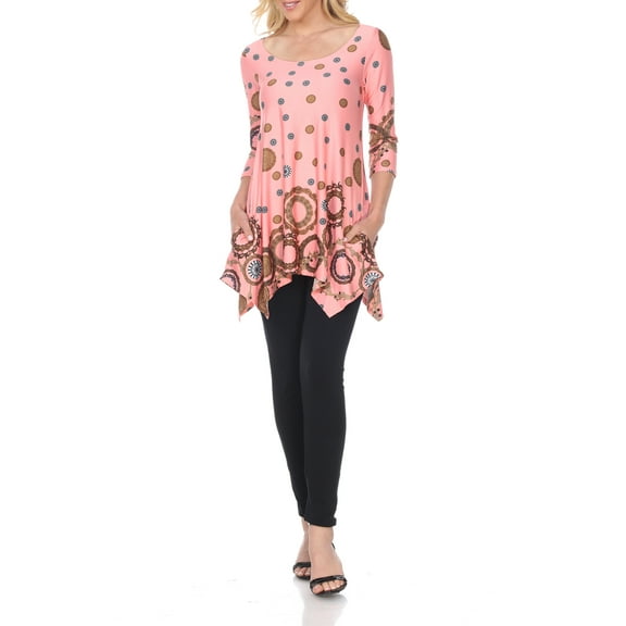 White Mark Women's Erie Tunic Top