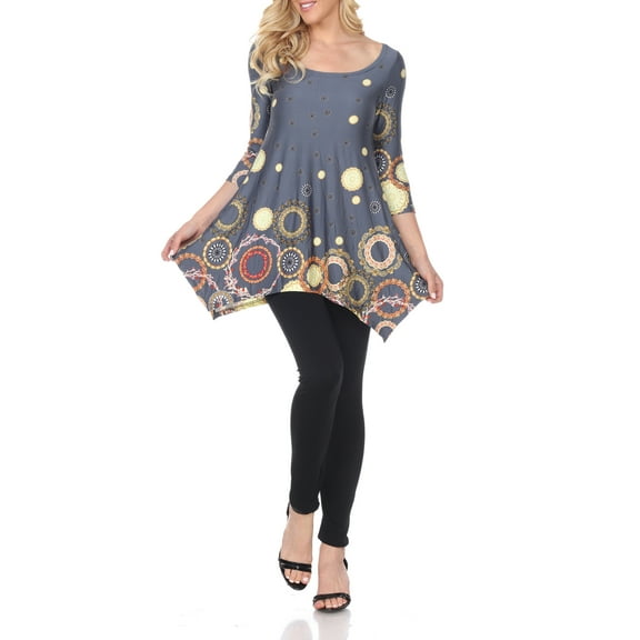 White Mark Women's Erie Tunic Top