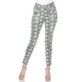 thumbnail image 1 of White Mark Women's Faux Suede Snakeskin Print Pants, 1 of 6