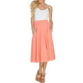 thumbnail image 1 of White Mark Women's Flared Midi Skirt, 1 of 5