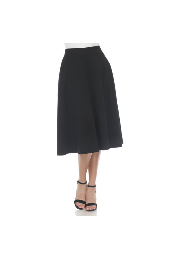 Women's Flared Midi Skirt