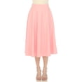 thumbnail image 1 of White Mark Women's Flared Midi Skirt, 1 of 6