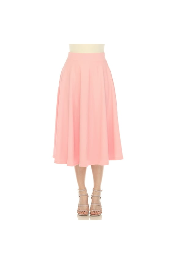 Women's Flared Midi Skirt