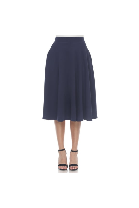 Women's Flared Midi Skirt