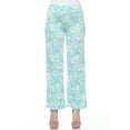 thumbnail image 1 of White Mark Women's Floral Paisley Palazzo Pants, 1 of 6