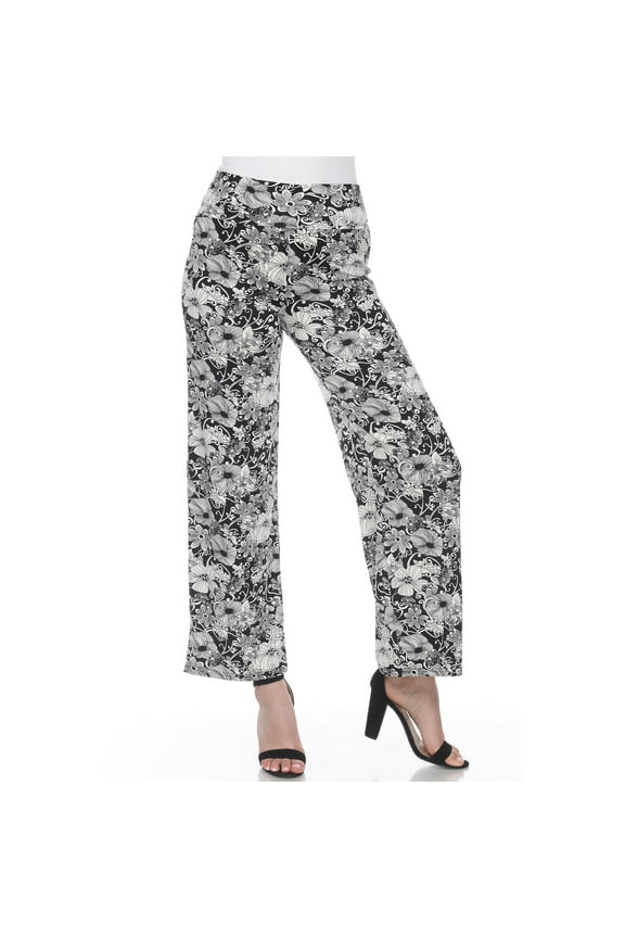 Women's Floral Paisley Palazzo Pants