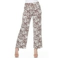 thumbnail image 1 of White Mark Women's Floral Paisley Palazzo Pants, 1 of 6