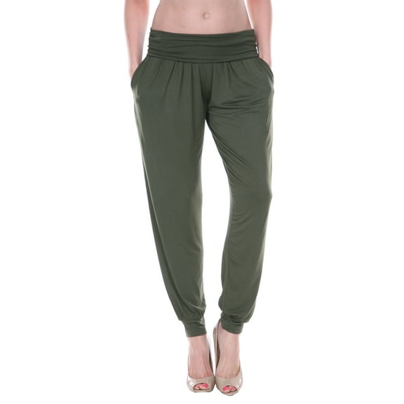 White Mark Women's Harem Pants