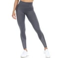 thumbnail image 1 of White Mark Women's High-Waist Mesh Activewear Sports Leggings, 1 of 5