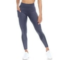 thumbnail image 1 of White Mark Women's High-Waist Mesh Activewear Sports Leggings, 1 of 5