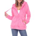 thumbnail image 1 of White Mark Women's Hooded Sherpa Jacket, 1 of 5