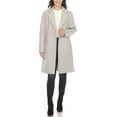 thumbnail image 1 of White Mark Women's Long Sleeve Classic Double-Breasted Walker Coat, 1 of 6