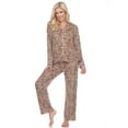 thumbnail image 1 of White Mark Women's Long Sleeve Pajama Set, 1 of 4