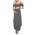 thumbnail image 1 of White Mark Women's Maternity Alexis Maxi Dress-Available in Plus Sizes, 1 of 5