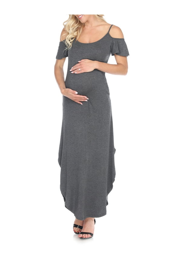 Women's Maternity Alexis Maxi Dress-Available in Plus Sizes