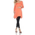 thumbnail image 1 of White Mark Women's Maternity Kayla Tunic Top, 1 of 4