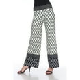 thumbnail image 1 of White Mark Women's Moroccan Print Palazzo Pants, 1 of 1