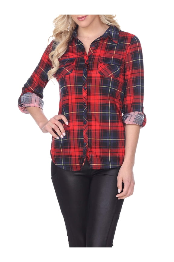 Women's Oakley Plaid Top