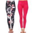 thumbnail image 1 of White Mark Women's Pack of 2 Leggings, 1 of 5