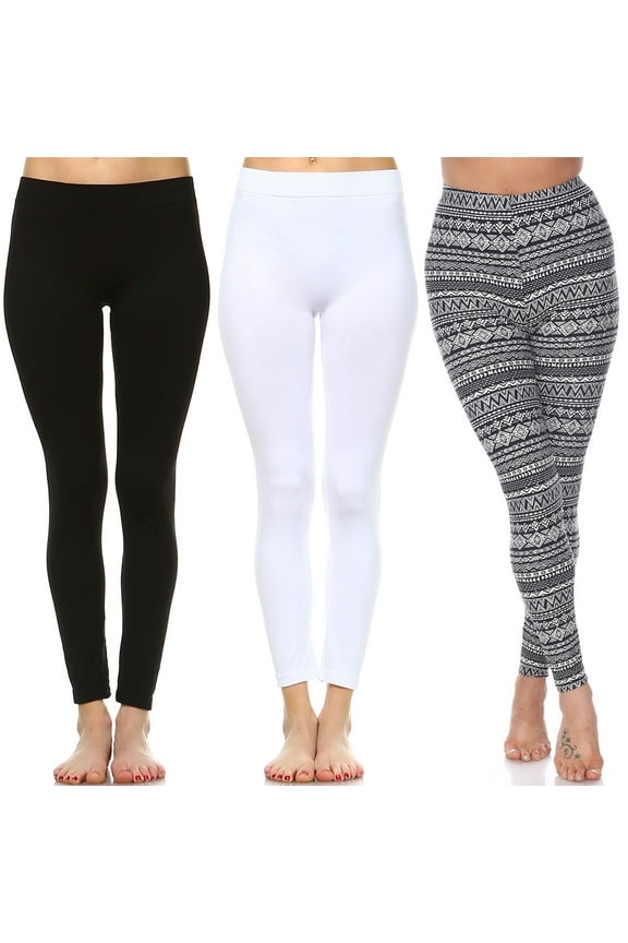 Women's Pack of 3 Christmas Leggings