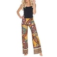 thumbnail image 1 of White Mark Women's Paisley Printed Palazzo Pants, 1 of 3