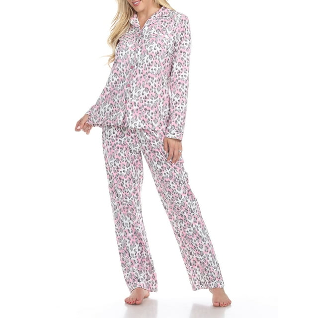 White Mark Women's Pajama Set - Extended Sizes
