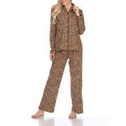 White Mark Women's Pajama Set - Extended Sizes