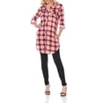 thumbnail image 1 of White Mark Women's Piper Plaid Tunic Top, 1 of 4