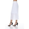 thumbnail image 1 of White Mark Women's Pleated Midi Skirt, 1 of 5