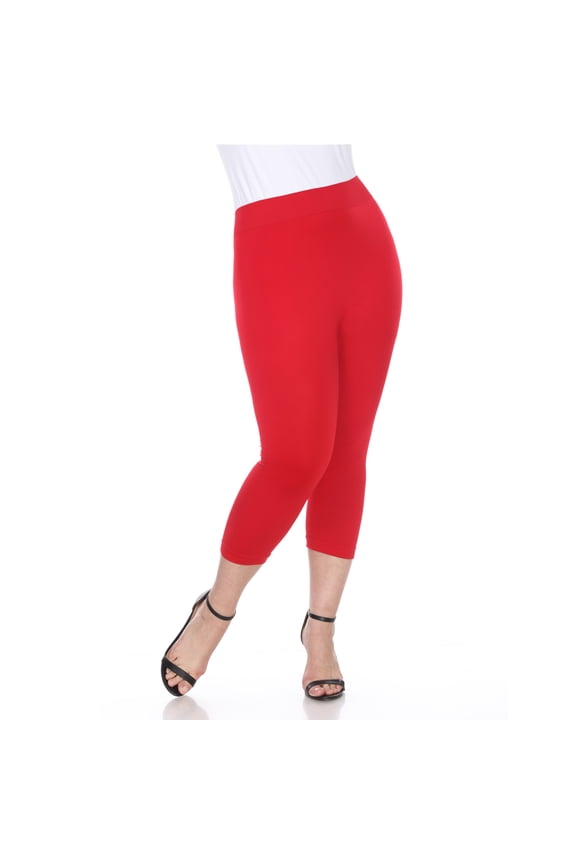 Women's Plus Size Casual Capri Leggings