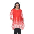 thumbnail image 1 of White Mark Women's Plus Size Dulce Tunic Top, 1 of 5