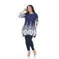 thumbnail image 1 of White Mark Women's Plus Size Dulce Tunic Top, 1 of 4
