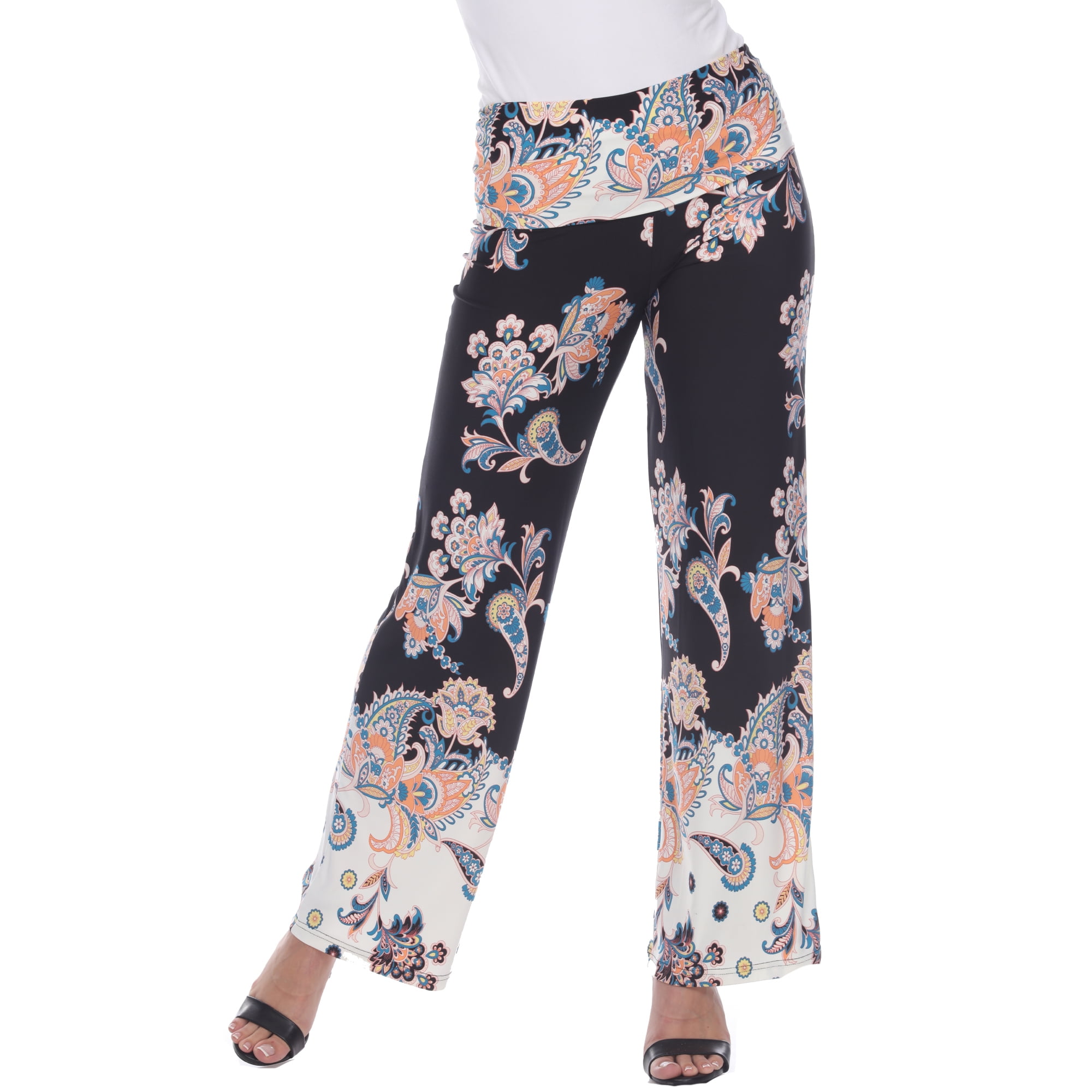 Women's plus size white shop palazzo pants
