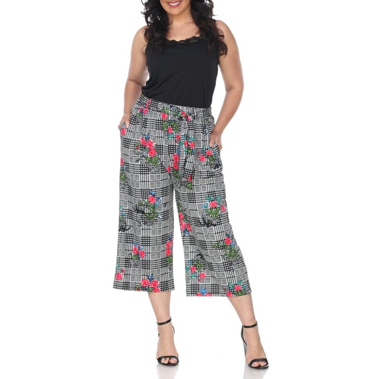Plus size gaucho pants discount