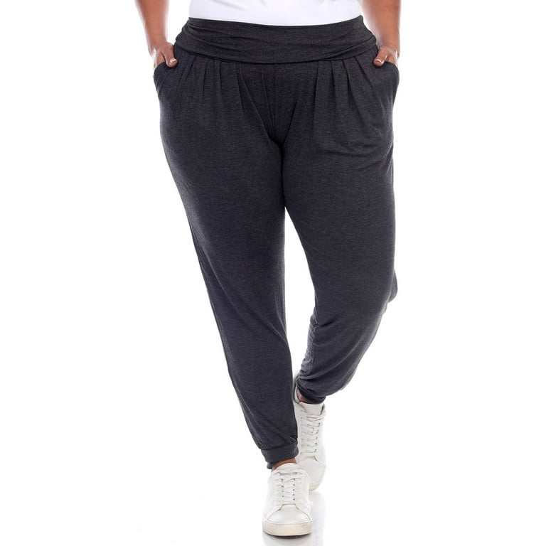 White Mark Women s Plus Size Harem Pants