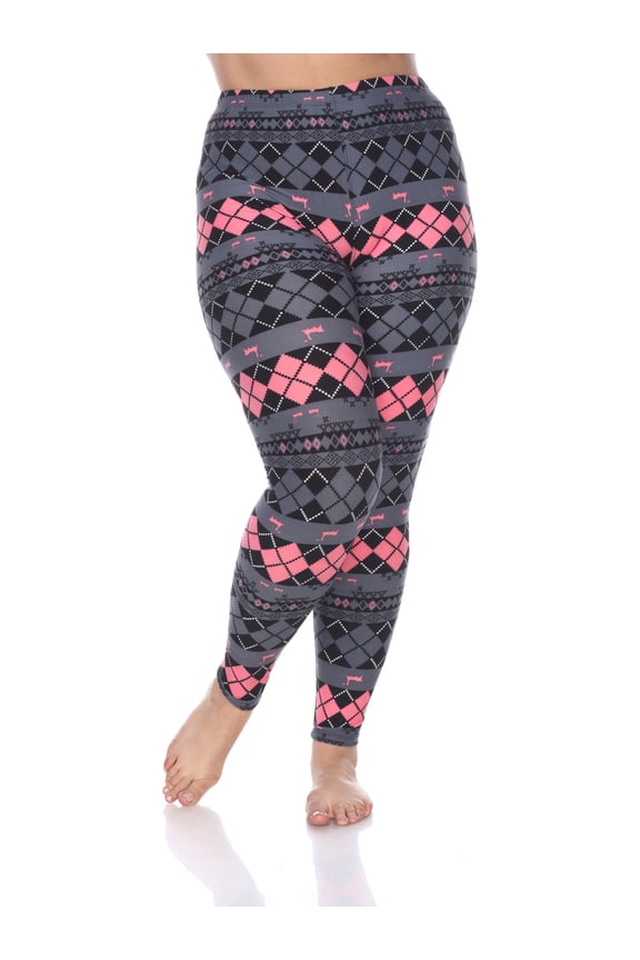 Women's Plus Size Holiday Printed Leggings