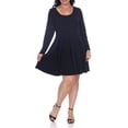 thumbnail image 1 of White Mark Women's Plus Size Jenara Dress, 1 of 4